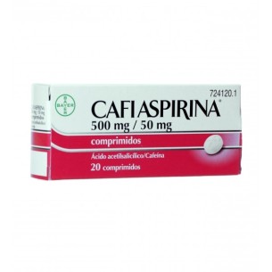 Cafiaspirina 500/50 Mg 20 Comprimidos