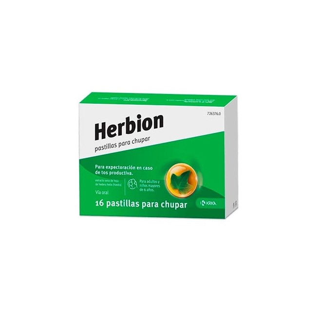 Herbion, 16 Pastillas Para Chupar