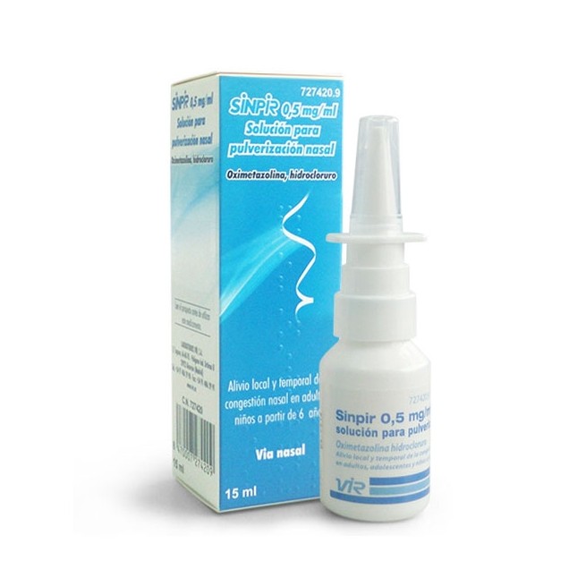 SINPIR 0.5 MG/ML NEBULIZADOR NASAL 15 ML