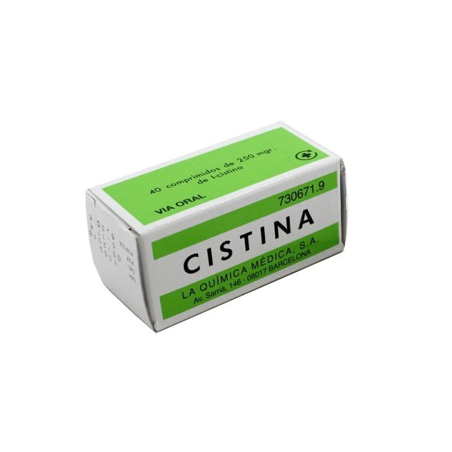 Cistina 250 Mg 40 Comprimidos