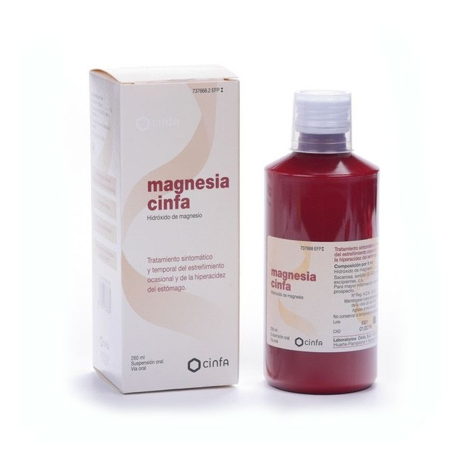 Magnesia Cinfa 200 Mg/Ml Suspension Oral 300 G