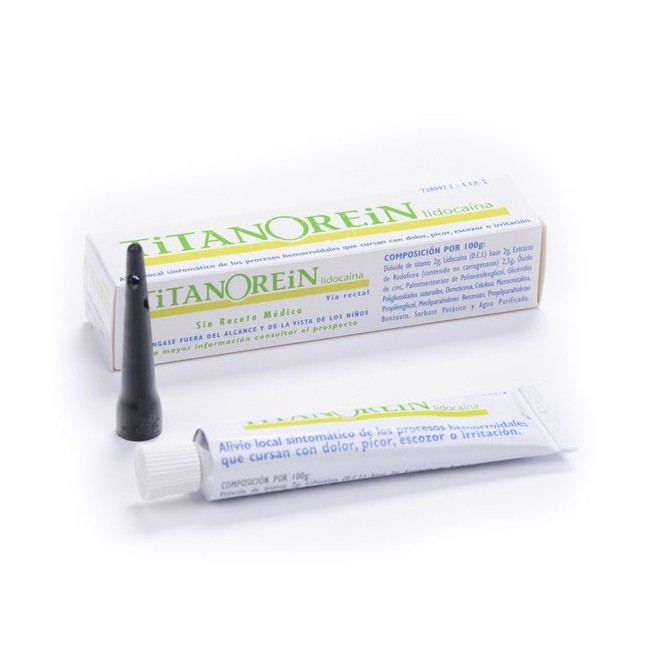 Titanorein Lidocaina Crema Rectal 20 G