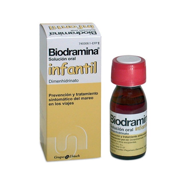 BIODRAMINA INFANTIL 4 MG/ML SOLUCION ORAL 60 ML