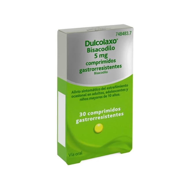 Dulcolaxo Bisacodilo 5 Mg 30 Comprimidos Gastror