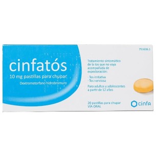 Cinfatos 10Mg Pastillas Para Chupar, 20 Comprimidos