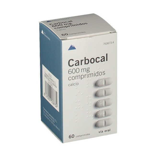 CARBOCAL 600MG, 60 COMPRIMIDOS