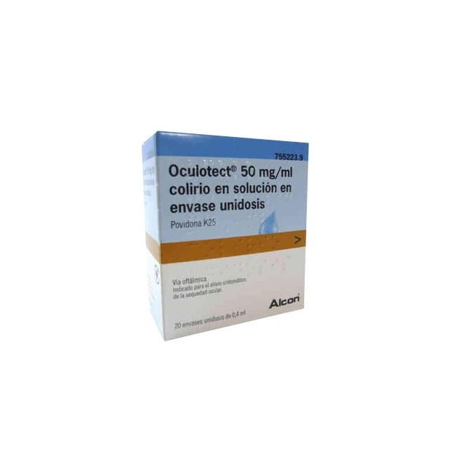 Oculotect 50 Mg/Ml Colirio 20 Monodosis Solucion 0.4 ml