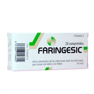 Faringesic 20 Comprimidos Para Chupar