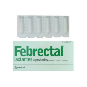Febrectal Lactantes 150 Mg 6 Supositorios