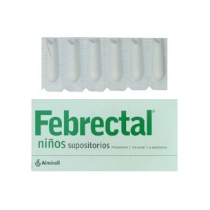 Febrectal Infantil 300 Mg 6 Supositorios