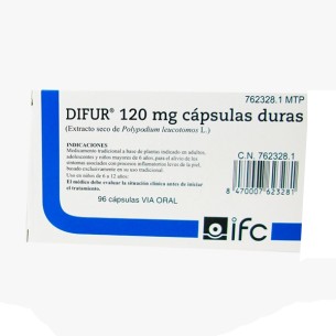 Difur 120 Mg 96 Capsulas