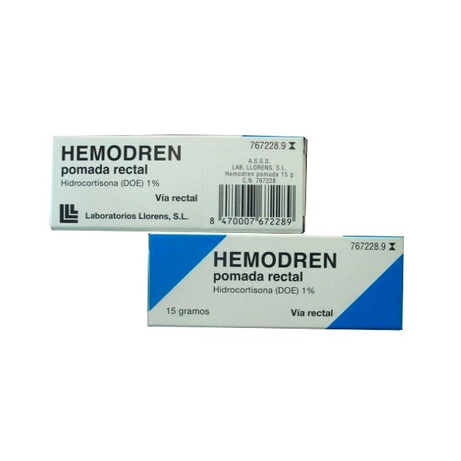 Hemodren Pomada Rectal, 1 Tubo de 15G