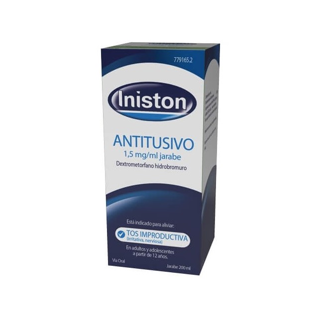 Iniston Antitusivo 1,5Mg/Ml Jarabe, 1 Frasco de 200 ml