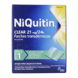 Niquitin Clear 21Mg/24 Horas, 14 Parches Transdermicos