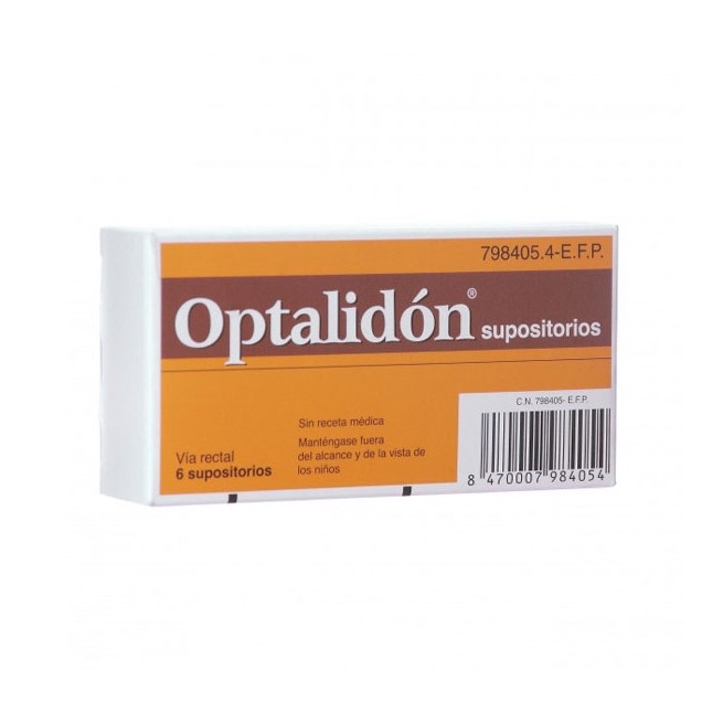 Optalidon 500/75 Mg 6 Supositorios