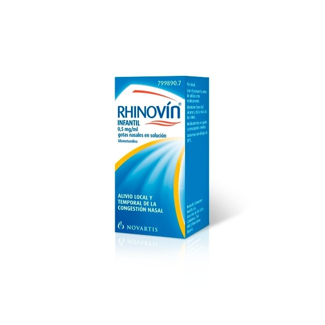 Rhinovin Infantil 0.5 Mg/Ml Gotas Nasales 1 Fras