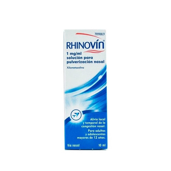 Rhinovin 1 Mg/Ml Nebulizador Nasal 10 ml