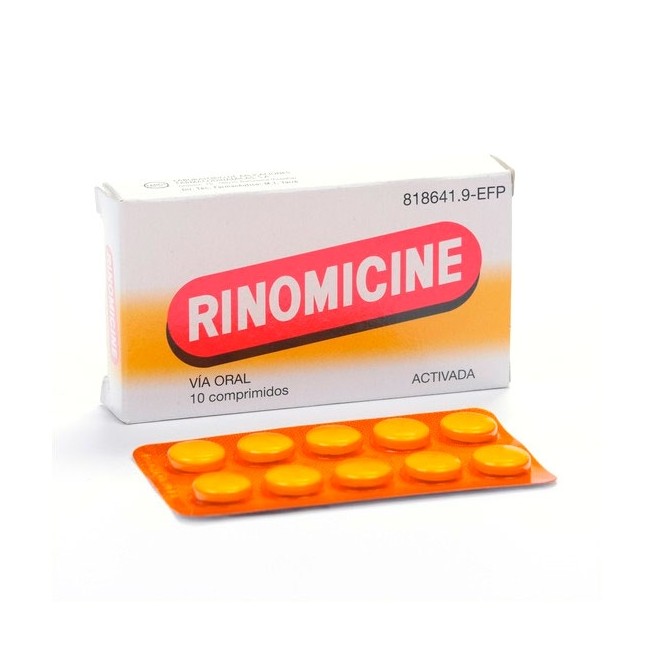 Rinomicine Activada 10 Comprimidos