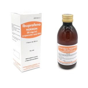Ibuprofeno Normon 20Mg/Ml Suspension Oral Efg , 1 Frasco de 200 ml