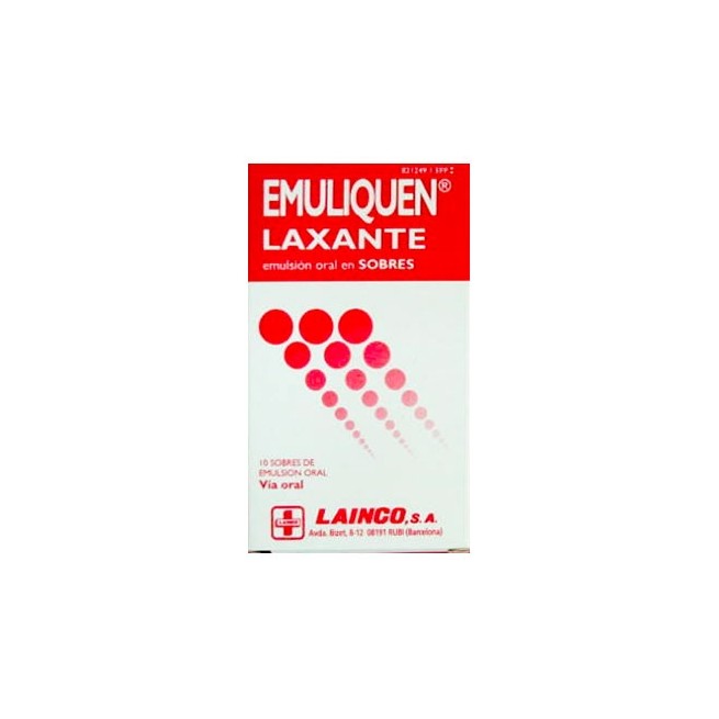 Emuliquen Laxante 10 Sobres Emulsion Oral 15 ml