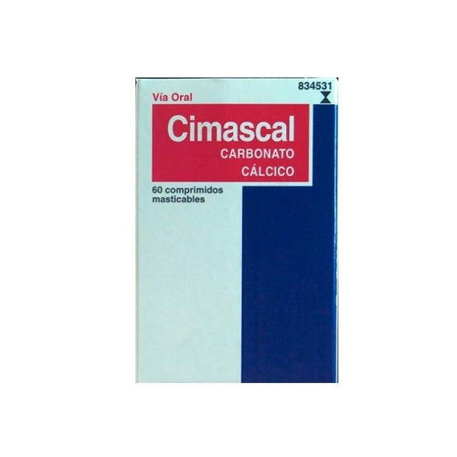 Cimascal 1500 Mg (600 Mg Ca) 60 Comprimidos Masticables