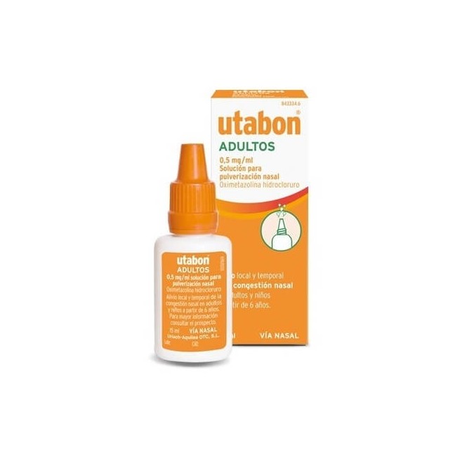 Utabon Adultos 0,5Mg/Ml Solución Para Pulverizacion Nasal, 1 Frasco de 15Ml