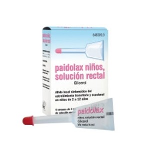 Paidolax 3.28 ml Solucion Rectal 4 Enemas 4 ml