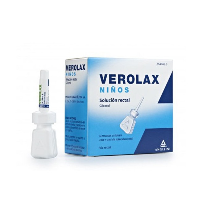 Verolax Niños 1.8 ml Solucion Rectal 6 Enemas 2.