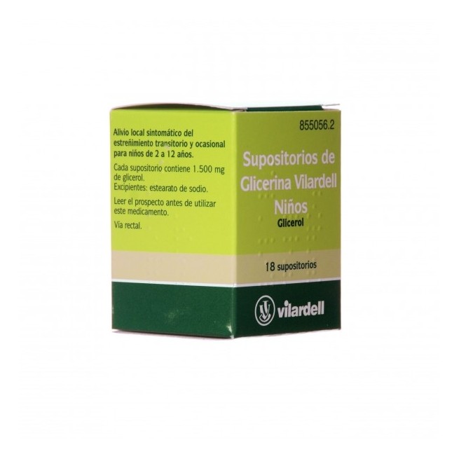 Supositorios Glicerina Vilardell Infantil 1.58 G