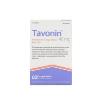 Tavonin 40Mg, 60 Comprimidos Recubiertos con Película