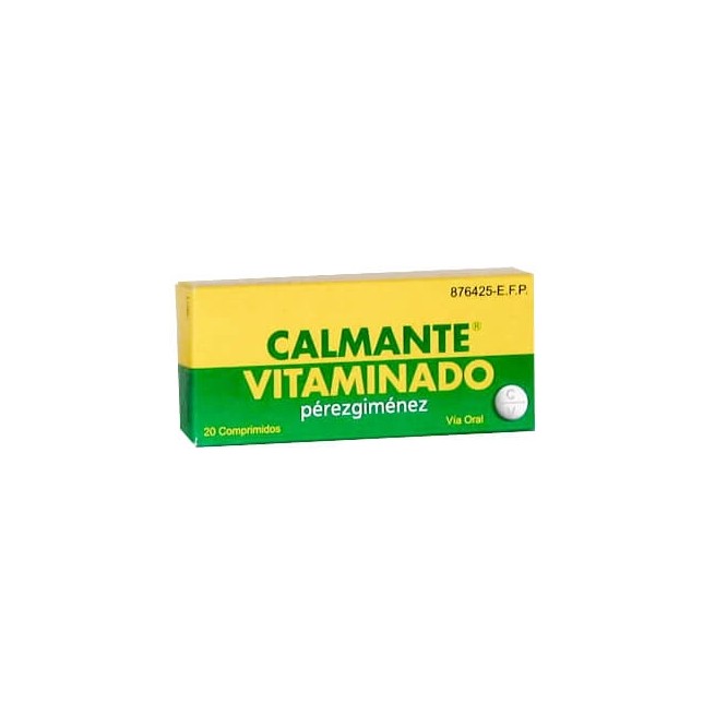 Calmante Vitaminado Perezgimenez, 20Comprimidos