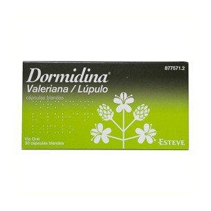 DORMIDINA VALERIANA/LUPULO 30 CAPSULAS BLANDAS