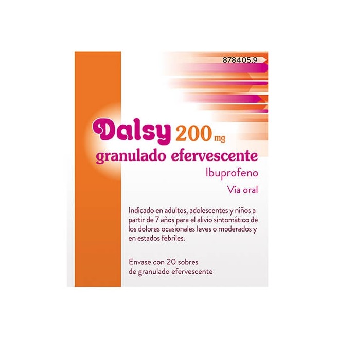 Dalsy 200Mg, 20 Sobres Granulado Efervescente