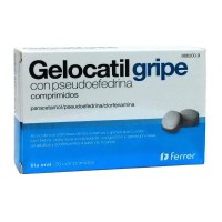 Gelocatil Gripe Pseudoefedrina 20 Comprimidos
