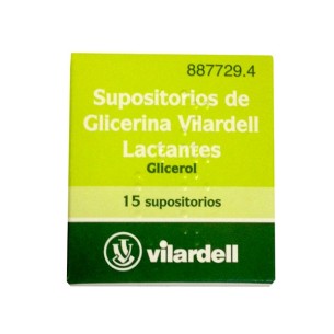 Supositorios Glicerina Vilardell Lactantes 0.92 Frasco