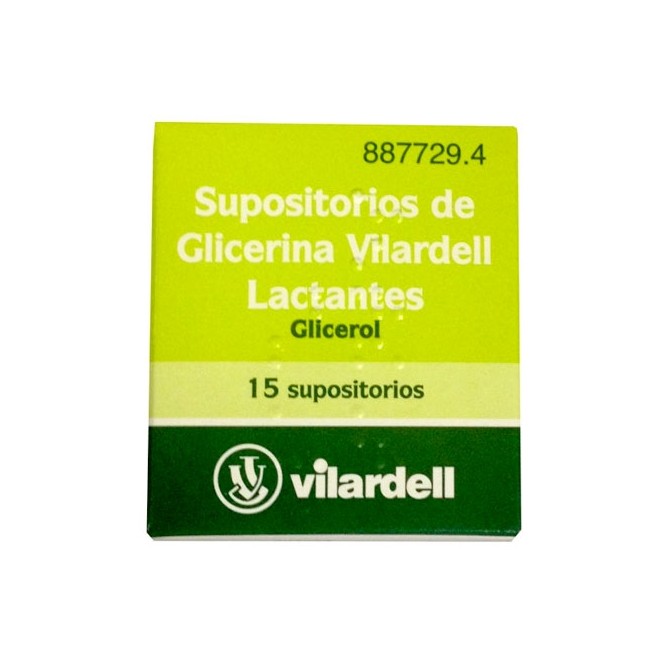 Supositorios Glicerina Vilardell Lactantes 0.92 Frasco