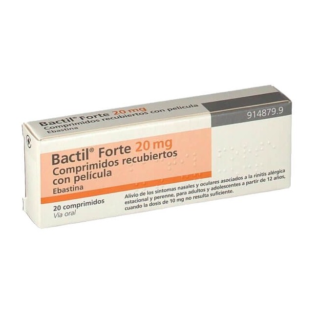 Bactil Forte 20Mg, 20 Comprimidos Recubiertos