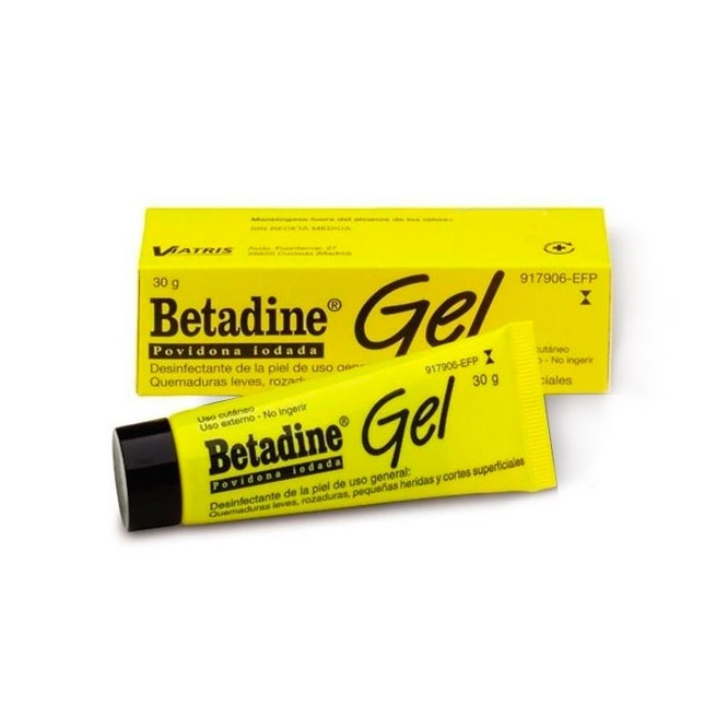 Betadine 100 Mg/G Gel Topico 30 G