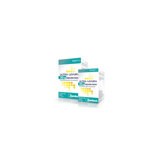 Ultra-Levura 50 Mg 50 Capsulas