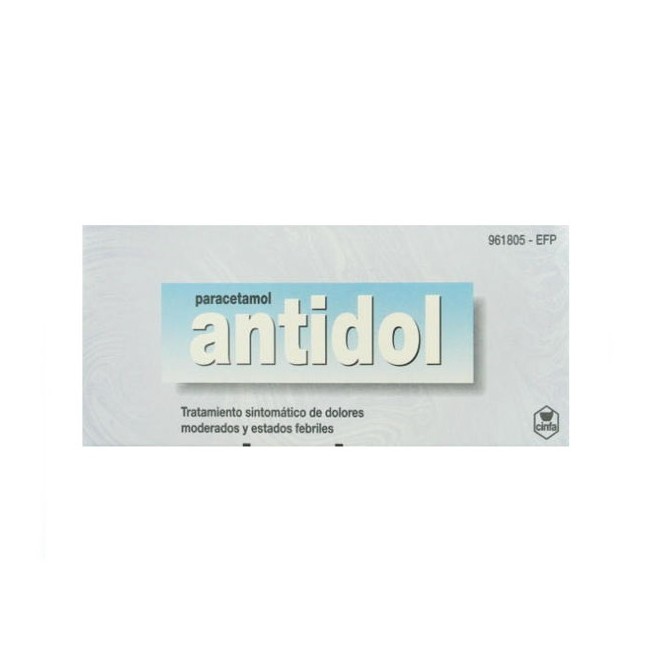 Antidol 500 Mg 20 Comprimidos Recubiertos