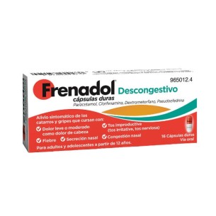 Frenadol Descongestivo, 16 Cápsulas Duras