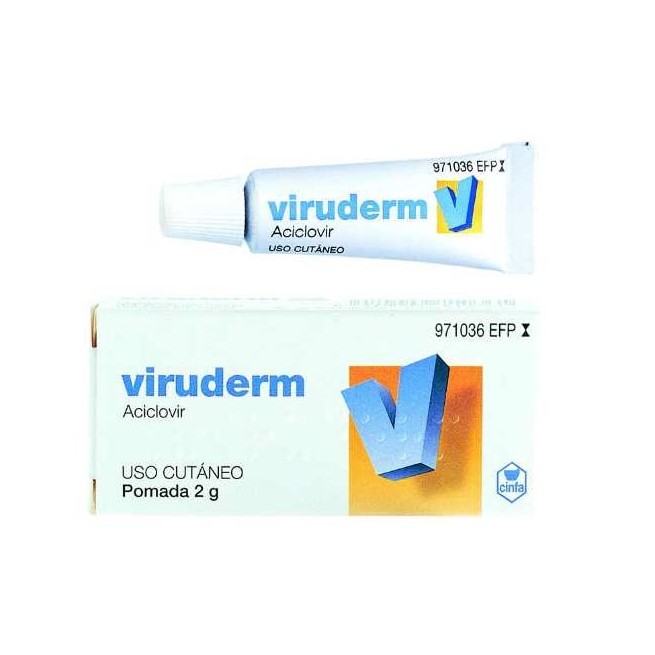 VIRUDERM 50 MG/G POMADA 2 G