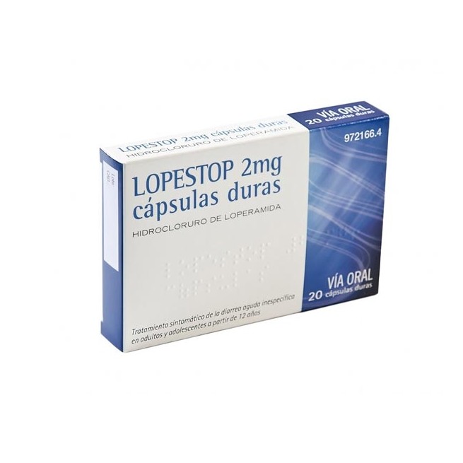 LOPESTOP 2 MG, 20 CÁPSULAS DURAS