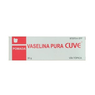 VASELINA PURA CUVE POMADA, 1 TUBO DE 30G