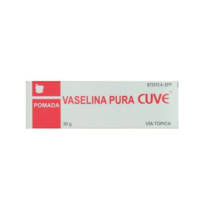 VASELINA PURA CUVE POMADA, 1 TUBO DE 30G