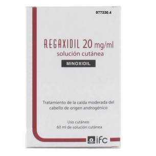 REGAXIDIL 20MG/ML SOLUCIÓN CUTÁNEA, 1 FRASCO DE 60ML