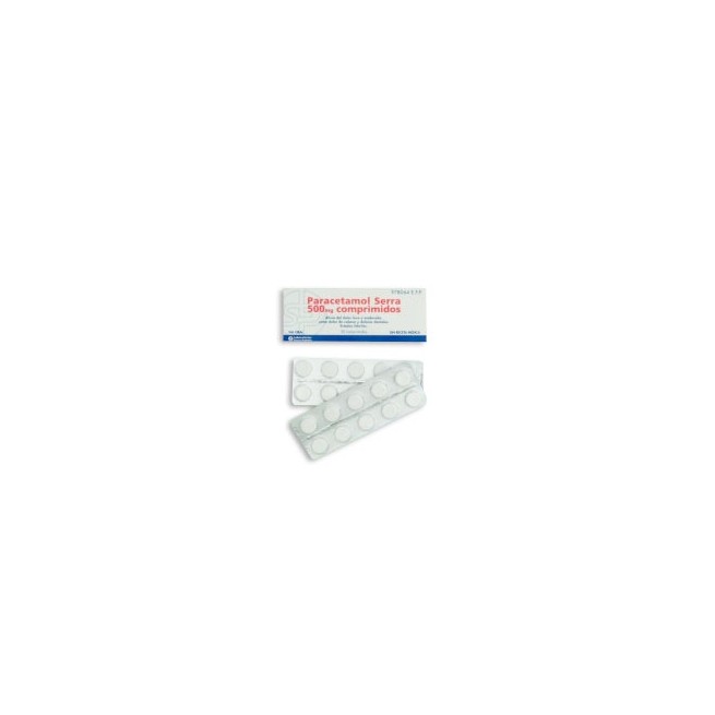 Paracetamol Serra 500 Mg 20 Comprimidos