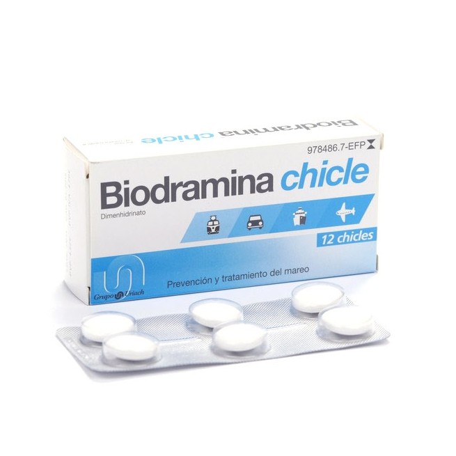 BIODRAMINA 20 MG 12 CHICLES