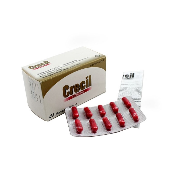 Crecil 500 Mg 40 Capsulas