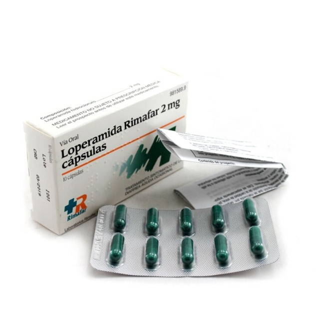 Loperamida Rimafar 2 Mg 10 Capsulas